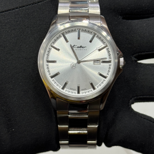 KOLBER GENEVE SWISS MADE SILVER DATE K6041.20 - Image 1