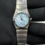 OMEGA CONSTELLATION LADIES CRYSTALS QUARTZ