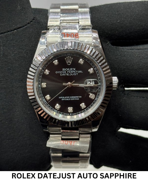 ROLEX DATEJUST CRYSTALS AUTO SAPPHIRE