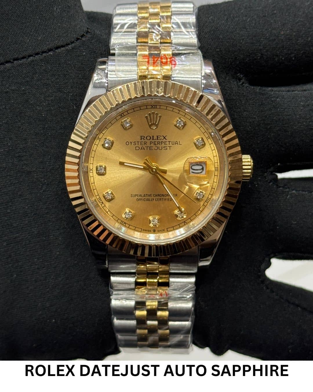 ROLEX DATEJUST CRYSTALS AUTO SAPPHIRE