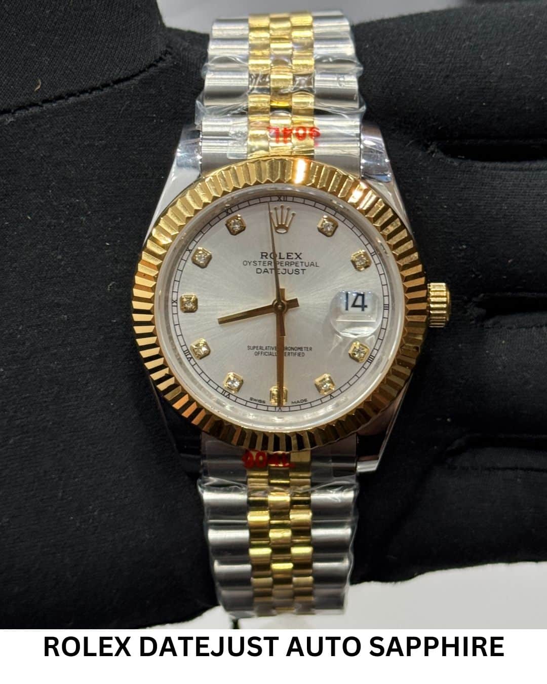 ROLEX DATEJUST CRYSTALS AUTO SAPPHIRE