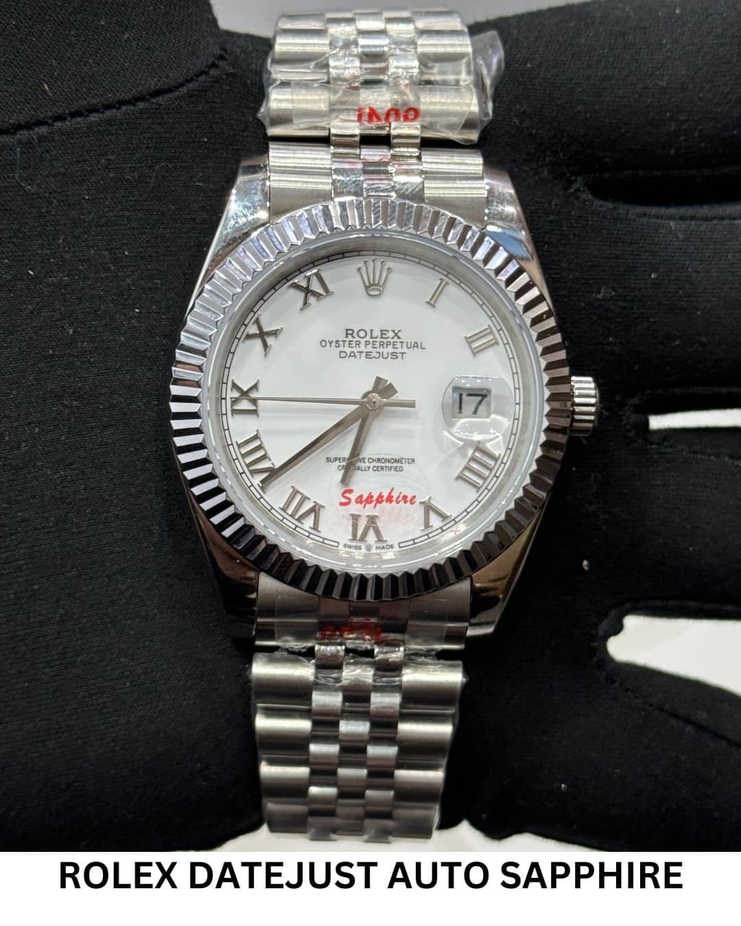ROLEX DATEJUST AUTO SAPPHIRE