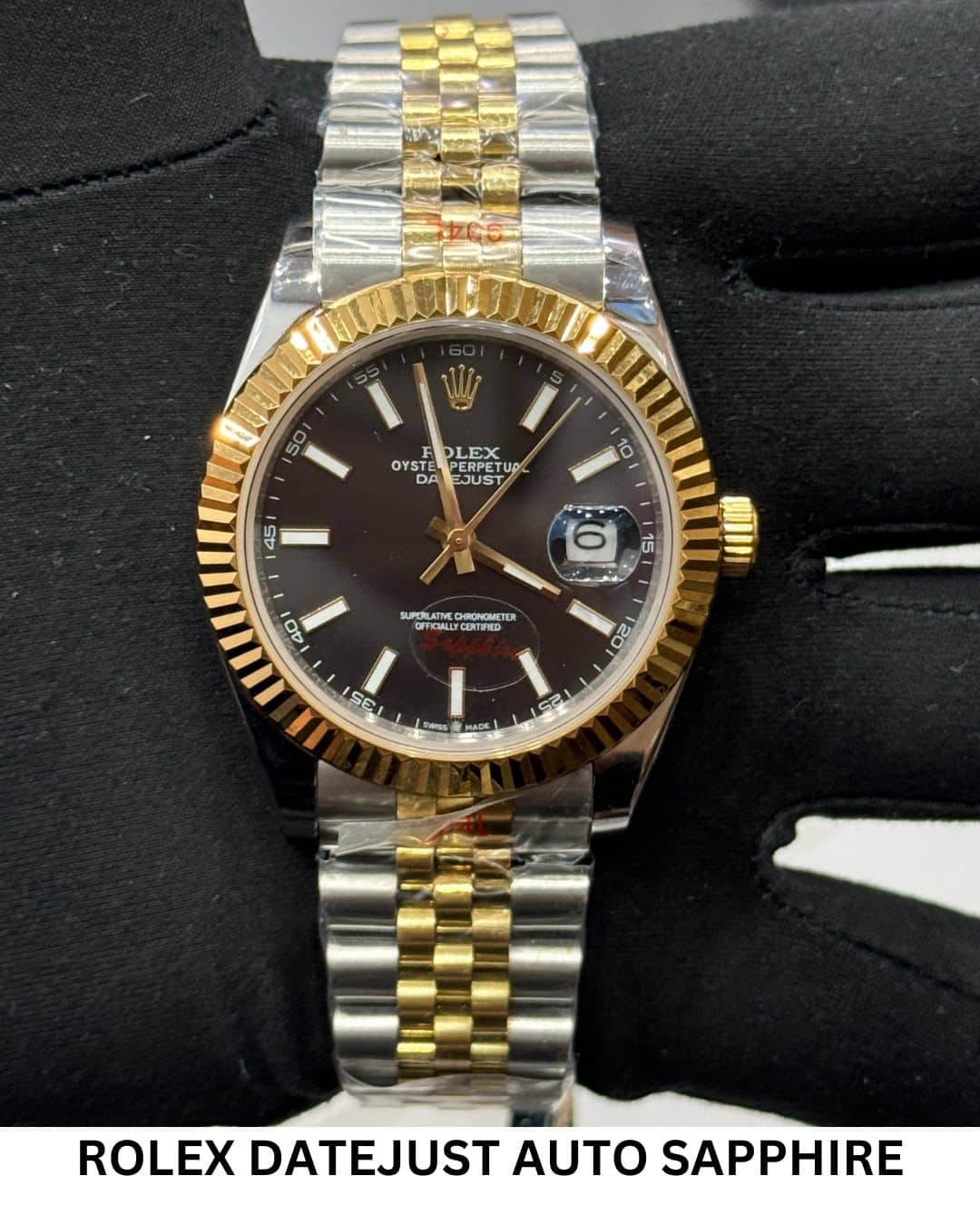 ROLEX DATEJUST AUTO SAPPHIRE