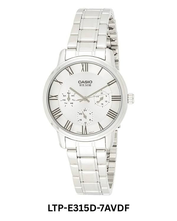 CASIO ANALOG WOMENS WATCH LTP-E315D-7AVDF CASIO ANALOG WOMENS WATCH LTP-E315D-7AVDF