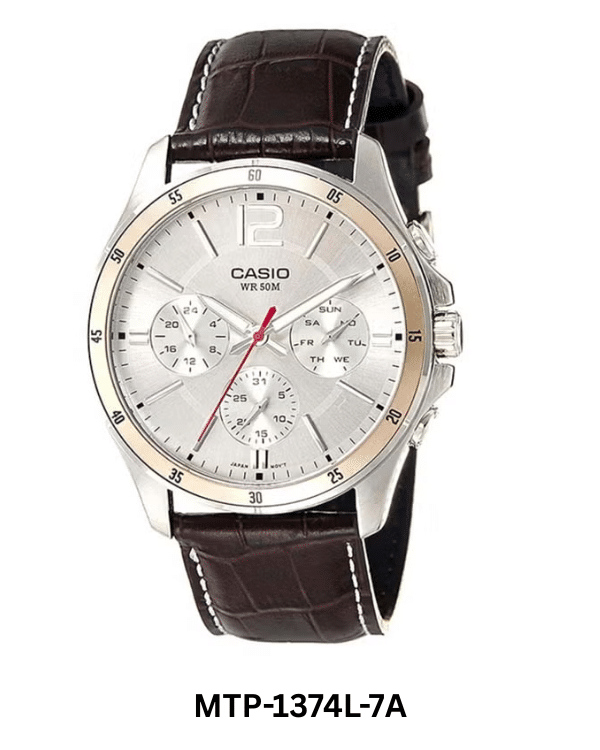 CASIO MTP-1374L-7A MEN's ENTICER WATER RESISTANT ANALOG WATCH