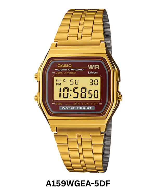 CASIO VINTAGE UNISEX WATCH A159WGEA-5DF