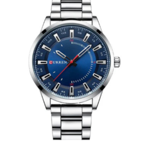 C8406M CURREN BLUE DIAL SILVER MEN'S WATCH - Image 1