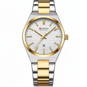 C8439M CURREN WHITE DIAL TWO-TONE MEN'S WATCH - Image 1