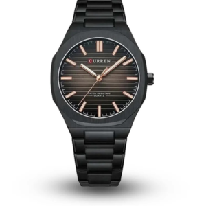 C8456M CURREN BLACK DIAL BLACK STAINLESS STEEL MEN'S WATCH - Image 1
