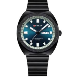 C8473M CURREN BLUE DIAL BLACK STAINLESS STEEL MEN'S WATCH - Image 1