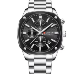C8490M CURREN BLACK CHRONOGRAPH MEN'S WATCH - Image 1