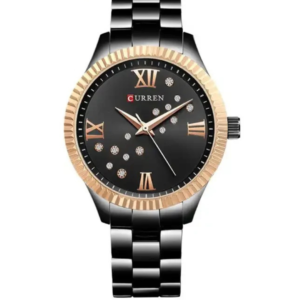 C9009L CURREN BLACK DIAL BLACK STAINLESS STEEL WOMEN'S WATCH - Image 1