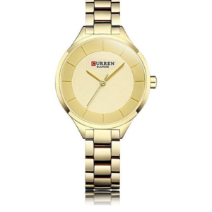 CURREN C-9015L GOLDEN DIAL GOLDEN CHAIN WOMEN’S WATCH - Image 1