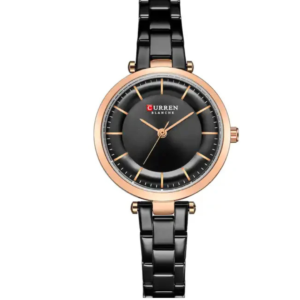 C9054L CURREN BLACK DIAL BLACK STAINLESS STEEL WOMEN'S WATCH - Image 1