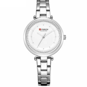 C9054L CURREN WHITE DIAL SILVER STAINLESS STEEL WOMEN'S WATCH - Image 1