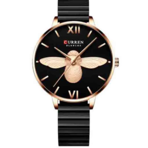 CURREN C9061L BLACK DIAL ROSE GOLD WOMEN’S WATCH - Image 1