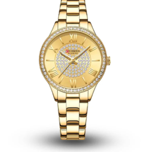 C9084L CURREN GOLDEN DIAL GOLDEN STAINLESS STEEL WOMEN'S WATCH - Image 1