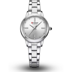 C9094L CURREN SILVER DIAL SILVER STAINLESS STEEL ANALOG QUARTZ WOMEN'S WATCH - Image 1