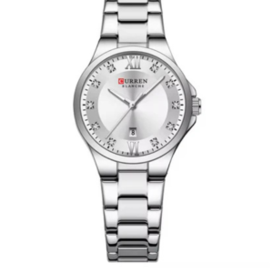 C9107L CURREN SILVER DIAL SILVER STAINLESS STEEL WOMEN'S WATCH - Image 1