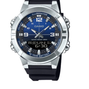 CASIO AMW-870A-2A ANALOG-DIGITAL WORLD TIME MEN'S WATCH - Image 1
