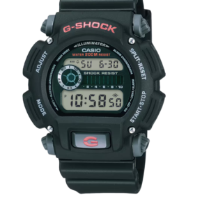 CASIO G-SHOCK DW-9052-1VDR DIGITAL BLACK RESIN MEN'S WATCH - Image 1