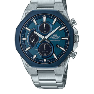 CASIO EDIFICE EFS-S570DB-2AV SOLAR CHRONOGRAPH BLUE DIAL MEN'S WATCH - Image 1