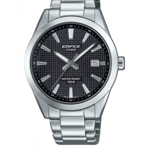 CASIO EDIFICE EFV-160D-1AV BLACK DIAL STAINLESS STEEL MEN'S WATCH - Image 1