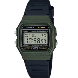 CASIO F-91WM-3A DIGITAL RESIN STRAP MEN'S WATCH - Image 1