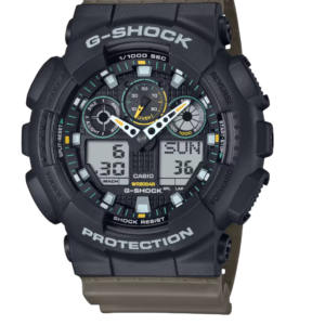 G-SHOCK GA-100TU-1A3 ANALOG-DIGITAL BLACK RESIN MEN'S WATCH - Image 1