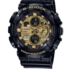 G-SHOCK GA-140GB-1A1DR ANALOG-DIGITAL BLACK & GOLD MEN'S WATCH - Image 1