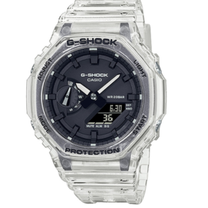 CASIO G-SHOCK GA-2100SKE-7A TRANSPARENT RESIN ANALOG-DIGITAL MEN'S WATCH - Image 1