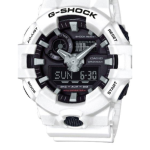 CASIO G-SHOCK GA-700-7ADR WHITE RESIN ANALOG-DIGITAL MEN'S WATCH - Image 1