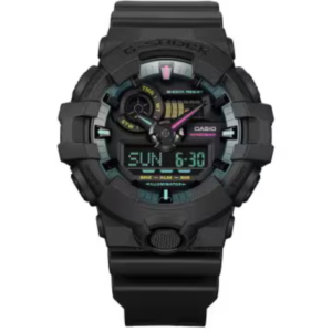 CASIO G-SHOCK GA-700MF-1ADR MEN'S ANALOG-DIGITAL BLACK RESIN WATCH - Image 1