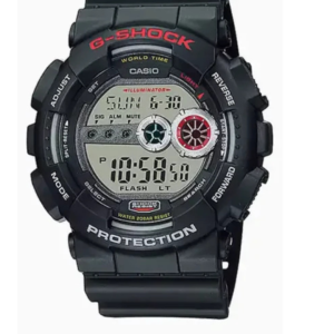 G-SHOCK GD-100-1ADR DIGITAL BLACK RESIN MEN'S WATCH - Image 1