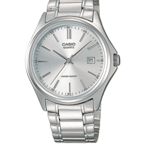 CASIO MTP-1183A-7A SILVER DIAL STAINLESS STEEL MEN'S WATCH - Image 1