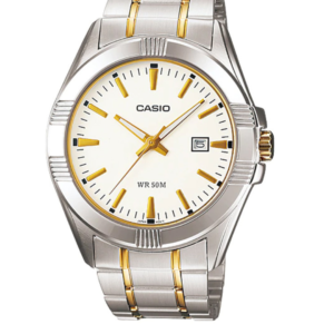 CASIO MTP-1308SG-7A TWO-TONE STAINLESS STEEL MEN'S WATCH - Image 1