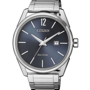 Citizen BM7411-83H Men’s Premium Eco-Drive Watch – Sleek Grey Dial with Classic Silver Steel Bracelet - Image 1