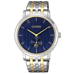 Citizen BE9174-55L Men’s Premium Dress Watch – Deep Blue Dial with Two-Tone Luxury Case & Elegant Silver Side-Sec Bracelet - Image 1