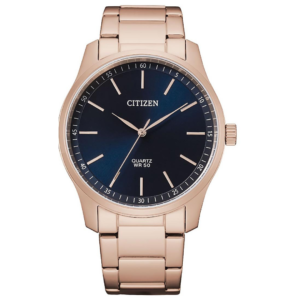 Citizen BH5003-51L Men’s Premium Dress Watch – Royal Blue Dial with Luxury All-Rose Gold Steel Bracelet - Image 1