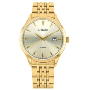 Citizen DZ0062-58P Men’s Premium Quartz Watch – Full Golden Dial with Luxury All-Golden Steel Bracelet - Image 1