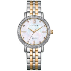 Citizen EL3106-59D LADIES QUARTZ Watch – WHITE DAIL with T.TONE Design - Image 1