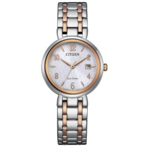 Citizen EW2696-84A LADIES QUARTZ Watch – WHITE DAIL with T.TONE Design & Integrated DATE Display - Image 1