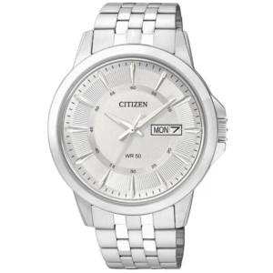 Citizen BF2011-51A GENTS Watch – Clean Silver Dial with Classic ALL SILVER Design - Image 1