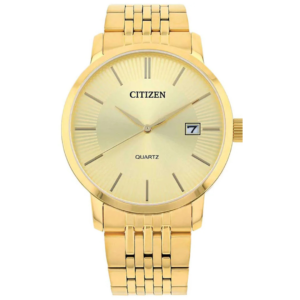 Citizen DZ0042-55P GENTS Watch – Champagne Gold Dial with Premium ALL GOLDEN Design - Image 1