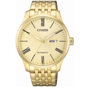 Citizen NH8352-53P GENTS Watch – ALL GOLDEN CHAIN Classic Automatic Design - Image 1