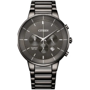 Citizen AN8227-53H GENTS Watch – BLACK DIAL with Premium ALL BLACK CHAIN Design - Image 1