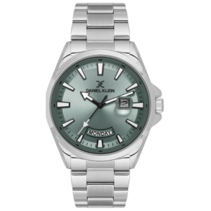 Daniel Klein DK.6.14037-2 Men’s Premium Dress Watch – Elegant Green Dial with Solid Silver Steel Bracelet - Image 1