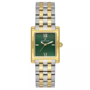 Daniel Klein DK.1.4111-4 Women’s Premium Dress Watch – Elegant Green Dial with Two-Tone Gold & Silver Bracelet - Image 1