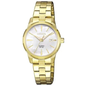 CITIZEN EU6072-56D LADIES Watch – Elegant Mother of Pearl Dial with All Gold Chain - Image 1