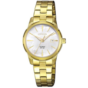 CITIZEN EY6072-56D LADIES Watch – Elegant Mother of Pearl Dial with All Gold Chain - Image 1